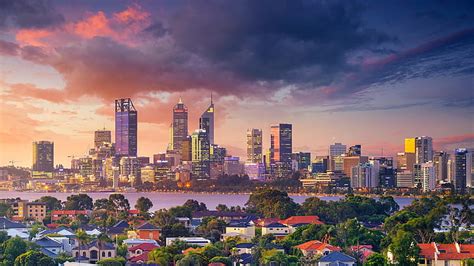 HD wallpaper: perth, cityscape, australia, skyline, western australia ...