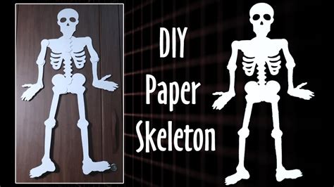 DIY Cardboard Skeleton - YouTube