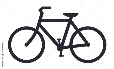 Bicycle icon bike vector symbol Stock Vector | Adobe Stock