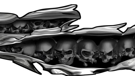 Skulls Tears Vehicle Decals | Xtreme Digital GraphiX