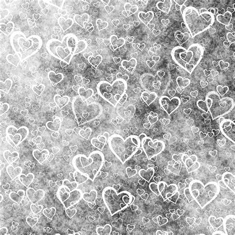 White Outlined Hearts Free Stock Photo - Public Domain Pictures