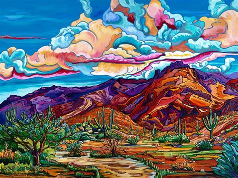 ALEXANDRIA WINSLOW | Southwest art, Southwest art paintings, Desert art