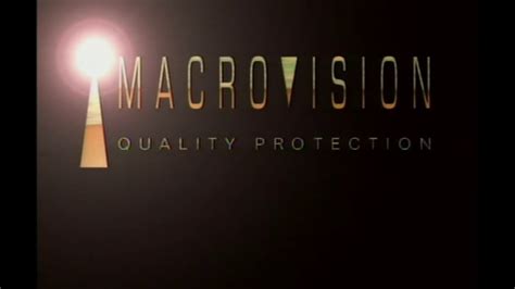 Macrovision logo (1997-2009) - YouTube