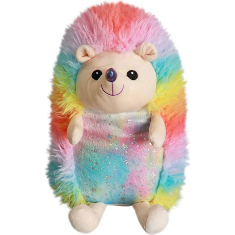 Jumbo Plush Rainbow Hedgehog Each | Woolworths