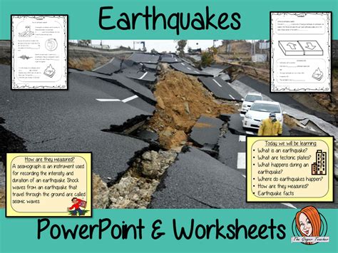 Earthquakes PowerPoint and Worksheets | Teaching Resources