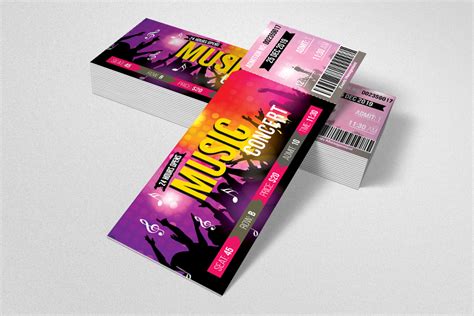 Music Concert Event Ticket