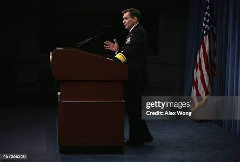 Pentagon Press Secretary Rear Admiral John Kirby Holds Press Briefing ...