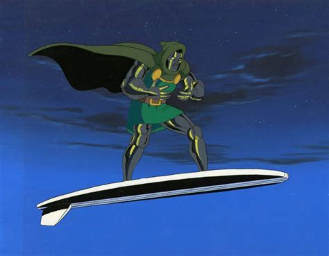 Fantastic Four Dr.Doom Production Cel and Background - ID: oct22198 ...