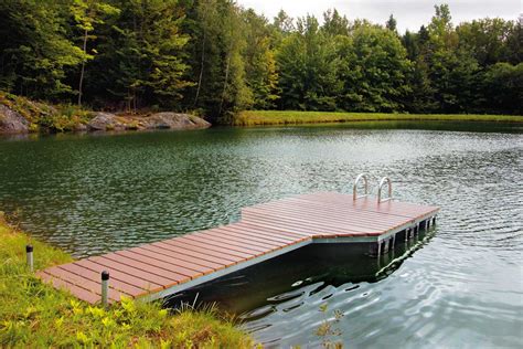 Pond Docks | Floating docks for ponds — The Dock Doctors