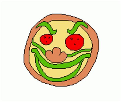 an image of a smiling face made out of peas and tomatoes on top of a pizza