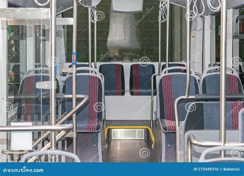 Public City Bus Interior stock photo. Image of travel - 275449316