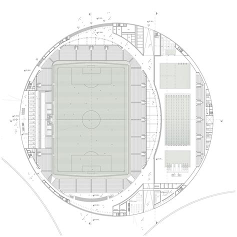 Image 4 of 8 from gallery of Sports Complex and Urban Re-design / gmp Architekten. floor plan ...