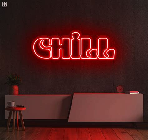 Chill LED Neon Sign Neon Sign for home Bedroom Neon Sign | Etsy