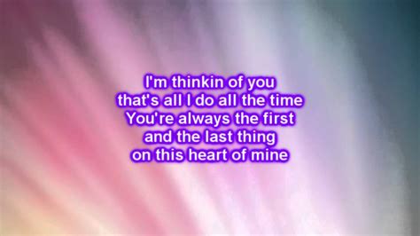 Dierks Bentley - Thinking Of You Lyrics - YouTube