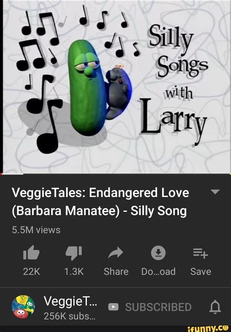 VeggieTales: Endangered Love V (Barbara Manatee) - Silly Song 22K 1.3K ...