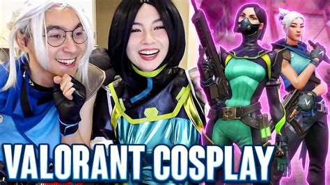 Kyedae & TenZ Cosplay Jett and Viper on Stream !!! - YouTube