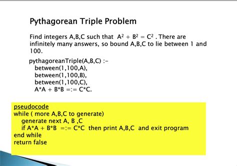 Solved Problem 5 Modify the Pythagorean Triple Problem from | Chegg.com