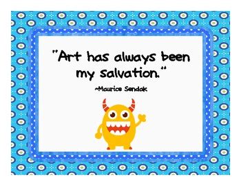 Maurice Sendak Quotes by Bloomabilities | Teachers Pay Teachers