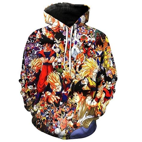 Dragon Ball Z Goku 3D Hoodies Anime Hoodie Unisex 3D Print Fashion ...