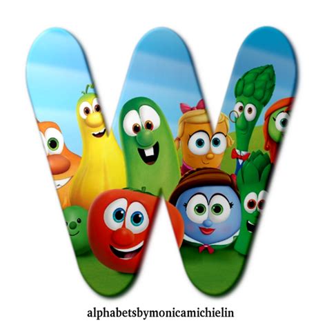 M. Michielin Alphabets: VEGGIETALES CARTOON ALPHABET AND ICONS PNG ...