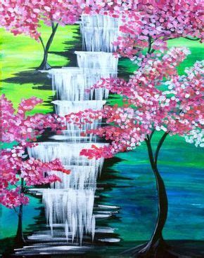 Wine & Canvas Cherry Blossom Waterfall Date/Time: Fri, 7/31/2015, 6:00 - 9:00 PM Location ...