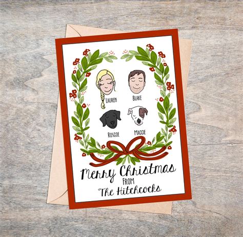 Custom Christmas Card Custom Holiday Card Custom Family - Etsy