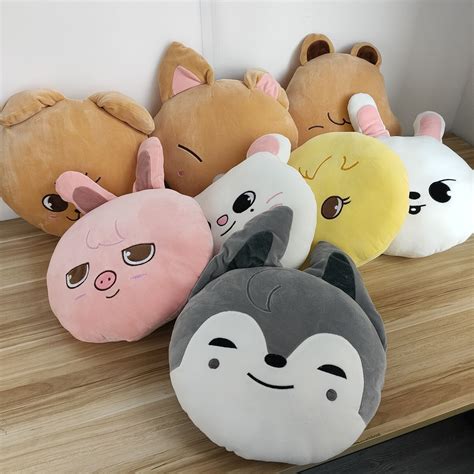 Stray Kids Plushies - Cute Waekki Skzoo Plush Cushion | Stray Kids Store