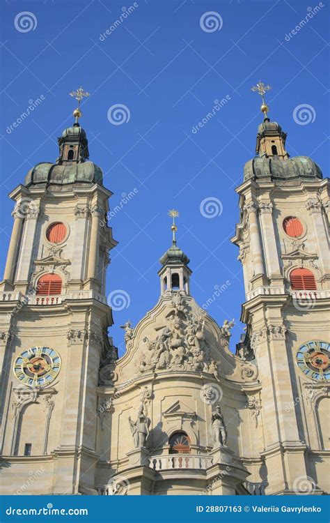 Sankt Gallen Cathedral stock image. Image of heritage - 28807163