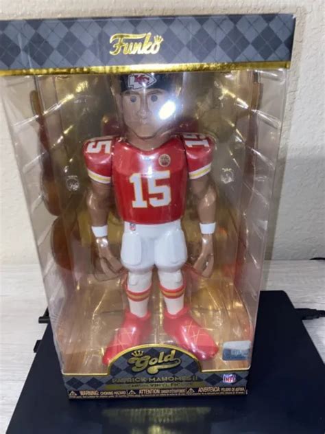 FUNKO GOLD NFL Kansas City Chiefs Patrick Mahomes 12” Inch Chase Figure | NEW $25.00 - PicClick