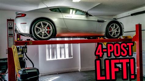 I Installed A Four Post Lift In My Garage! - YouTube