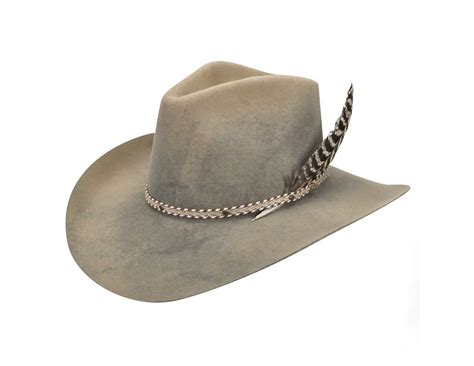 Bailey Cowboy Hat Mens Lucious Cord Band Turkey Feather Accent W16RDA ...