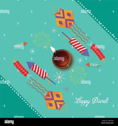Vector diwali crackers background design hi-res stock photography and images - Alamy