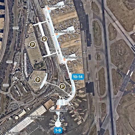 Reagan National Airport Map: Guide to DCA's Terminals