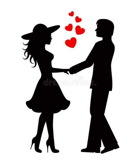 Couple Of People In Love Stock Vector - Image: 40382935