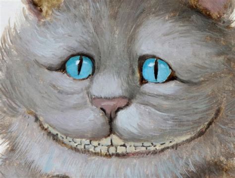 Cheshire Cat Painting Oil Painting Cat Painting Oil - Etsy