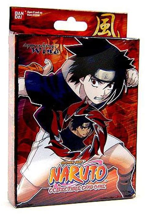 Naruto Card Game Approaching Wind Blazing Flame Sasuke Theme Deck ...