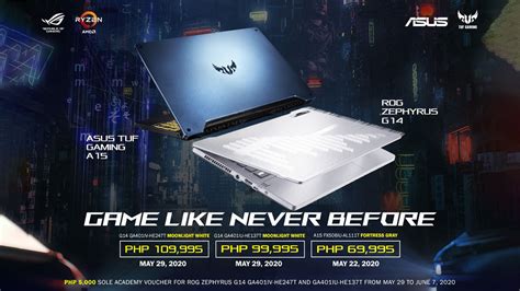 ASUS Showcases AMD Ryzen 4000 Powered Gaming Laptops