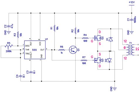 power inverter diagram circuit - Wiring Diagram and Schematics