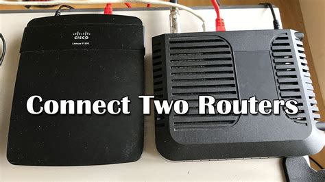 How To Connect Two Routers - LAN to LAN (Wired) Connection - YouTube