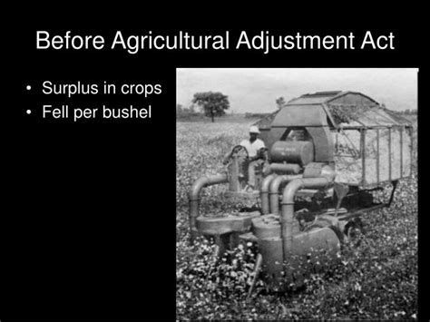 PPT - Agricultural Adjustment Act and Huey Long PowerPoint Presentation ...