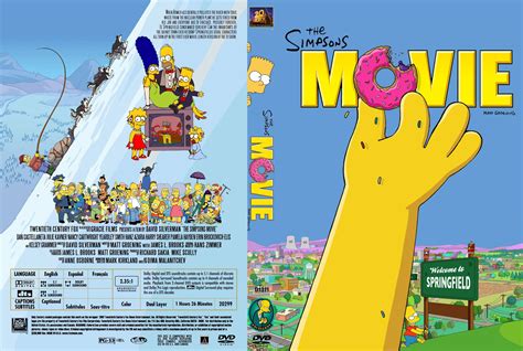 The Simpsons Movie Widescreen DVD US CUSTOM | DVD Covers | Cover Century | Over 1.000.000 Album ...