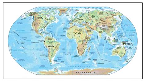 5 Free Large Printable Blank World Physical Map Hd In - vrogue.co