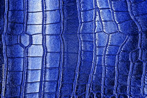 Blue texture of alligator skin, reptile. Stock Photo | Adobe Stock