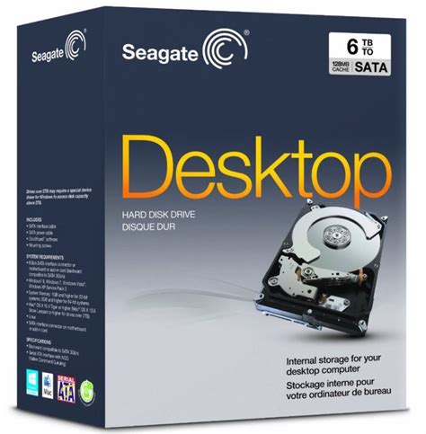 Seagate Desktop 6TB Internal Hard Drive $200 shipped (orig. $350)