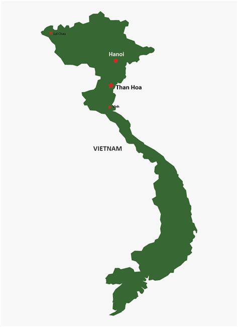 Capital Of Vietnam Map, HD Png Download , Transparent Png Image - PNGitem