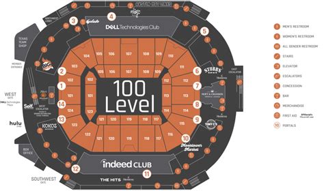 Arena Maps - Moody Center