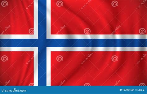 Flag of Jan Mayen stock vector. Illustration of icon - 107024621