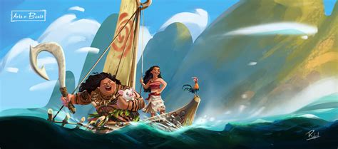 ArtStation - Concept art moana