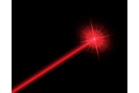 Abstract Red Laser Beam. Isolated Gráfico por DG-Studio · Creative Fabrica