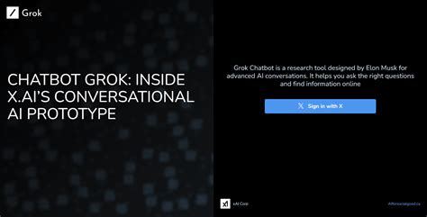 Chatbot Grok: x.AI Bid to Rival Big Tech Conversational AI